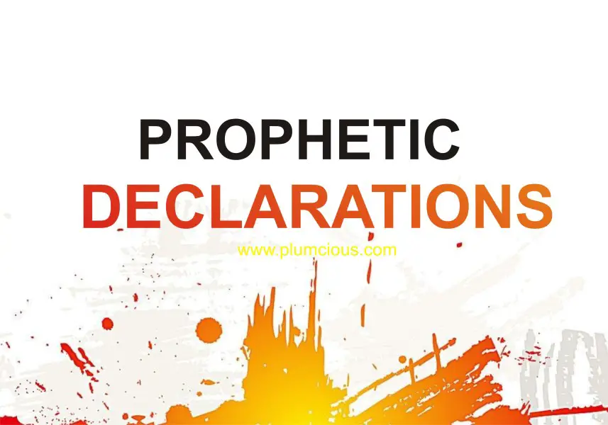 PROPHETIC DECLARATIONS