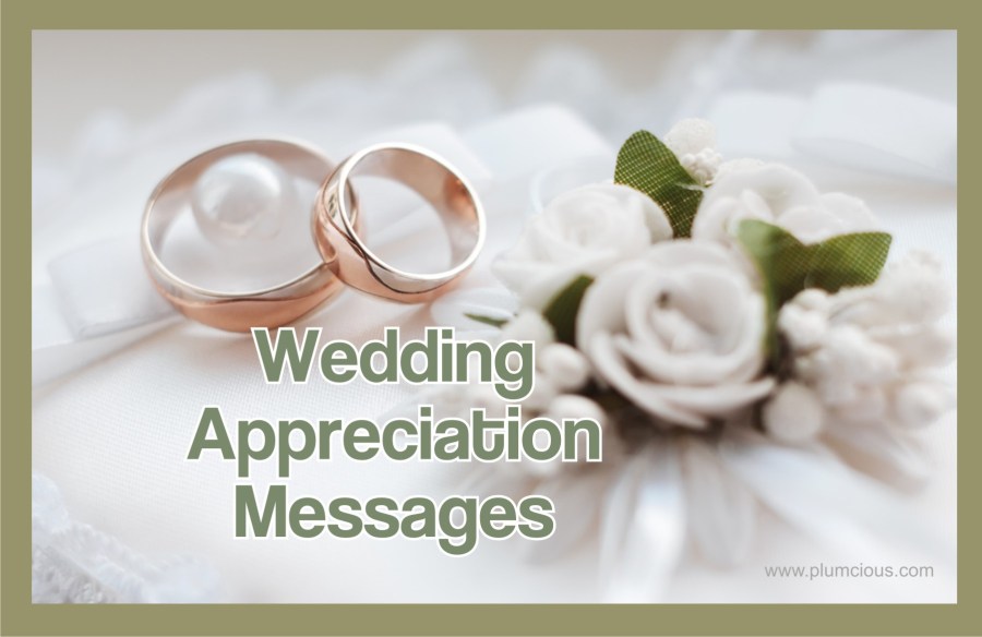 Wedding Thank You Messages From Bride And Groom