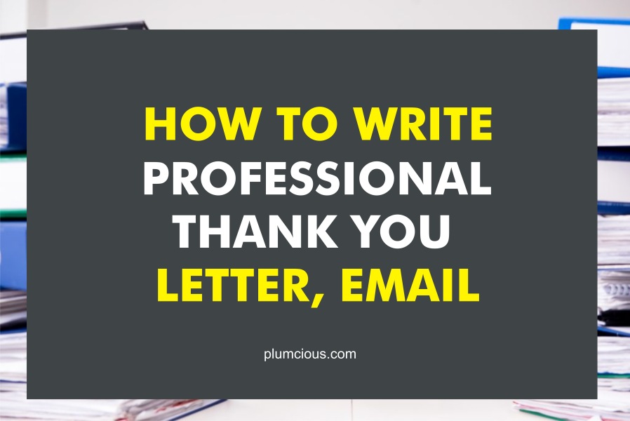 How To Write A Professional Thank You Email