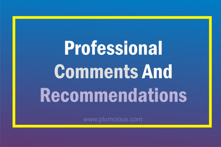 100 Supervisor Comments And Recommendations For Improvement On Performance Reviews