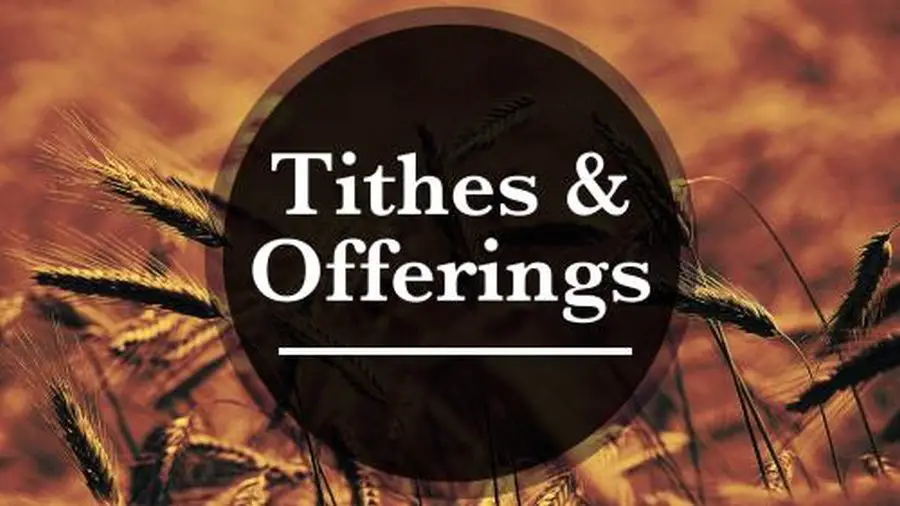 Encouragement About Giving Tithes And Offering