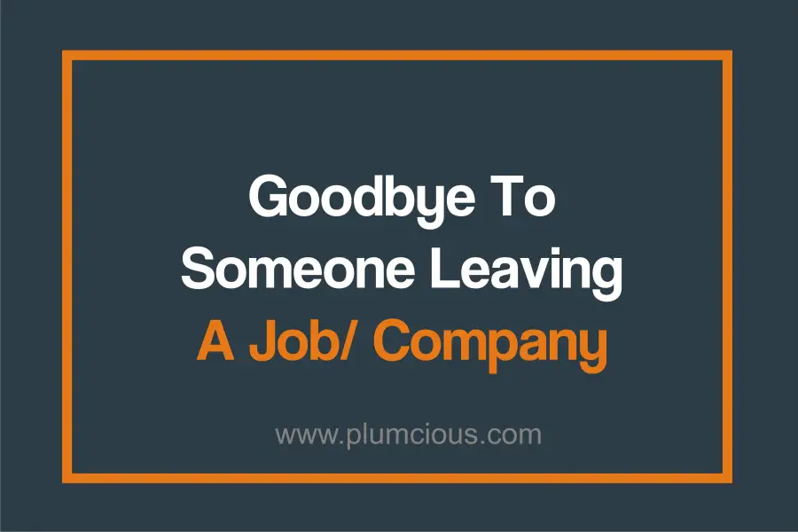 Sample Farewell Letter To Employee Who Is Leaving A Job
