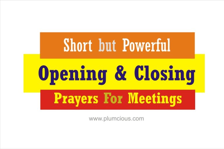 [2023] Samples Of Powerful Opening And Closing Prayers For Meetings
