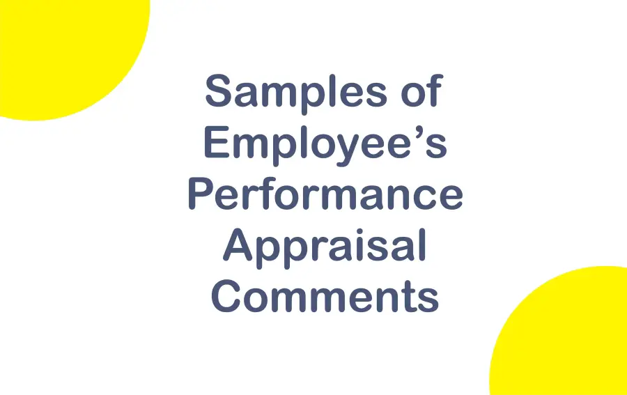 Overall Performance Summary Comments