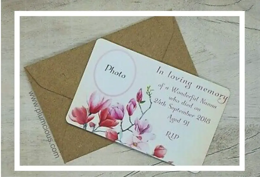 Short Verses For Funeral Flower Cards