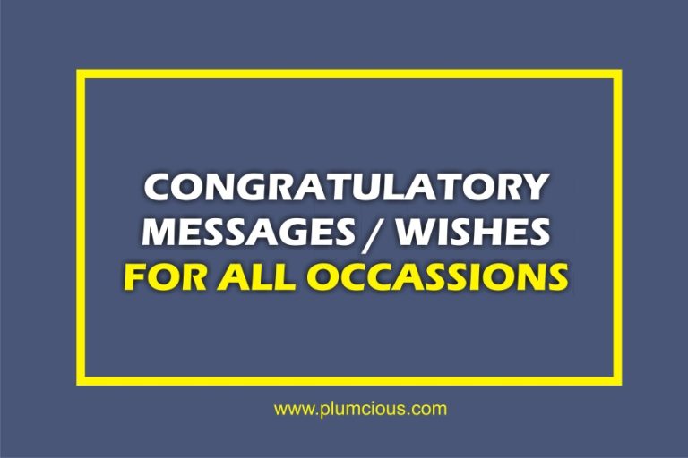 [2024] Sample Congratulatory Message, Wishes And Quotes For All Occasions