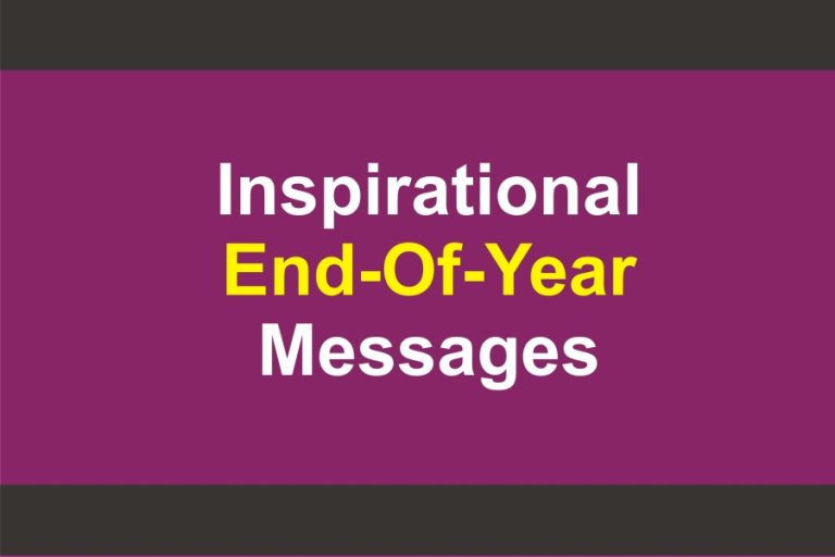 110 Inspirational End Of The Year Message To Friends : Wishes, Quotes