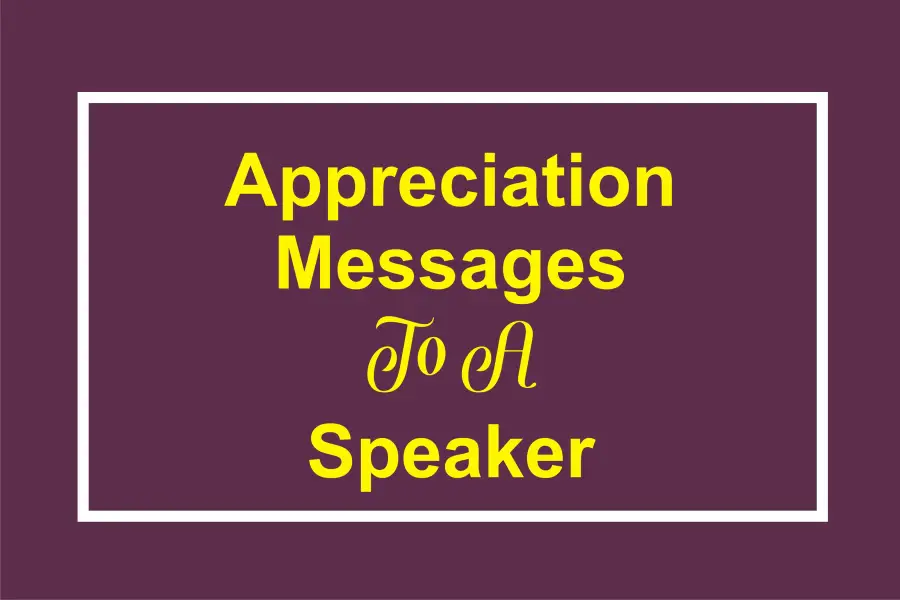 How To Say Thank You After A Speech